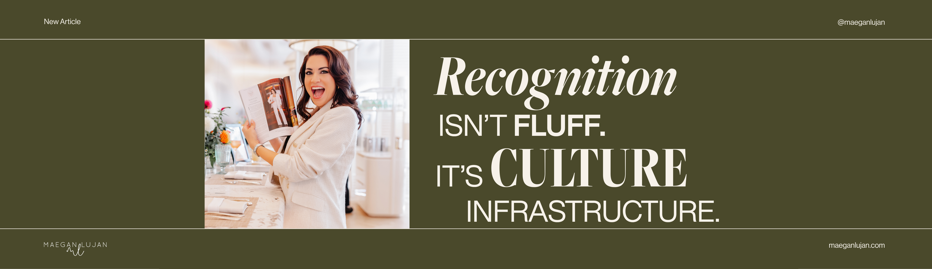 Recognition isn’t fluff, it’s culture infrastructure